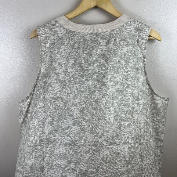 Athleta Zephyr Tank Top Size 3X Python Snake Print Beige Athletic Athleisure - Picture 8 of 10